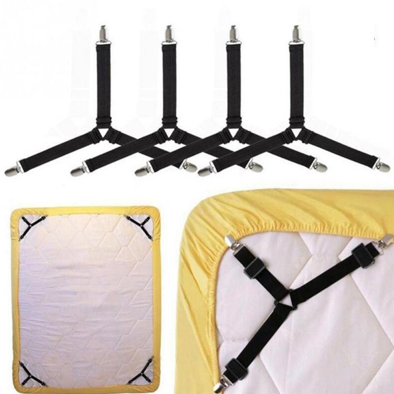 Buy Adjustable Bed Sheet Clips Cover Grippers Mattress Duvet Blanket