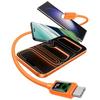 USAMS SJ773 PD 60W USB-C/USB-C Cable 1.2m Orange