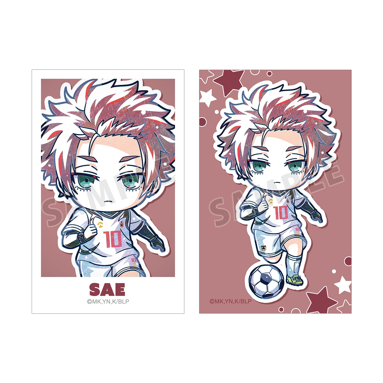 

ТВ Аниме Саэ Итоси Деформированный Ани Арт 2-е Издание Набор Иллюстрационных Карт из 2 штук «Синяя Тюрьма»