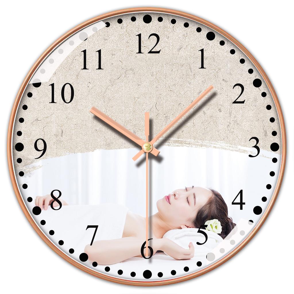 10 Inch 25cm Wall Clock for Home Health Club, Stylish and Stylish Decoration on The Clock Wall, Simple Wall Hanging