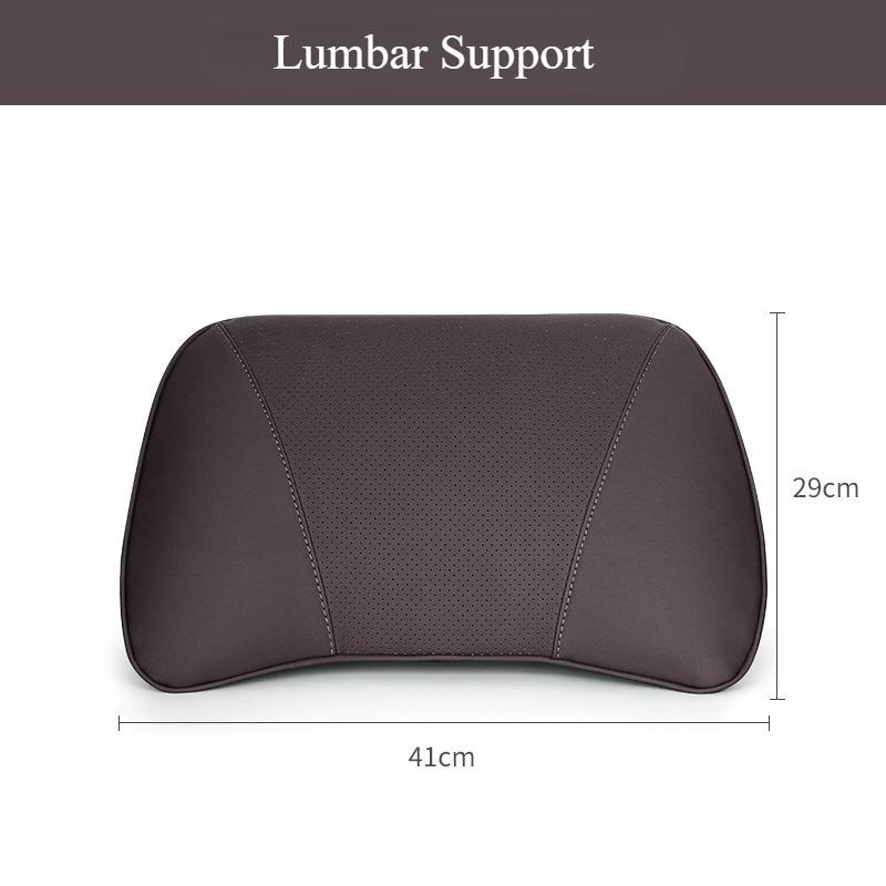 Memory Foam Car Headrests Neck Pillows Lumbar Support Car Seat Cushions Ergonomic Pillow for Comfortable Drive