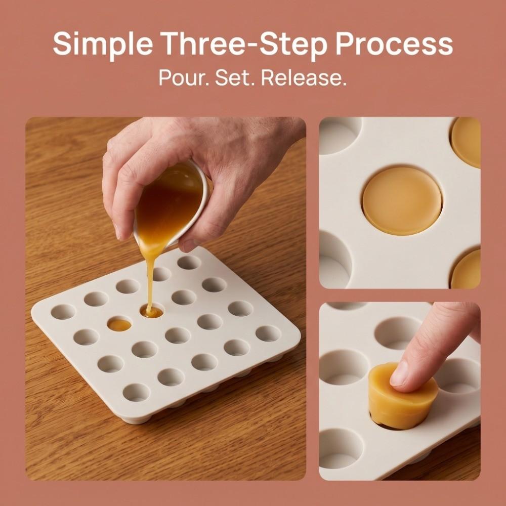 Silicone Bee Cell Cup Mold 4-Row Queen Bee Rearing Mold Silicone Mold Beekeeping Supplies