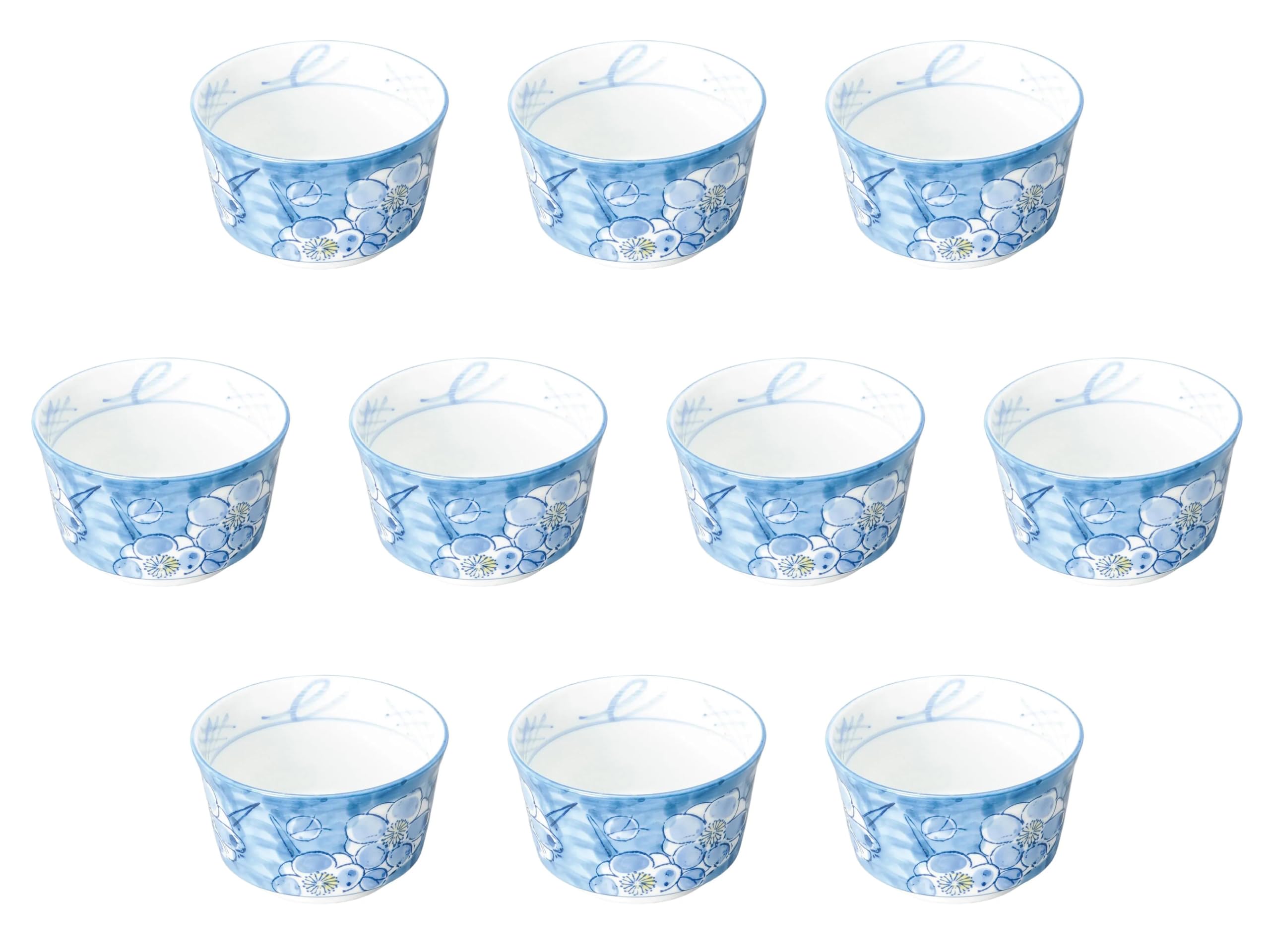 

Set of 10 Dami Yari Ume Small Bowls x Small Bowls Setomonohonpo 3.5 [10 5.6cm]