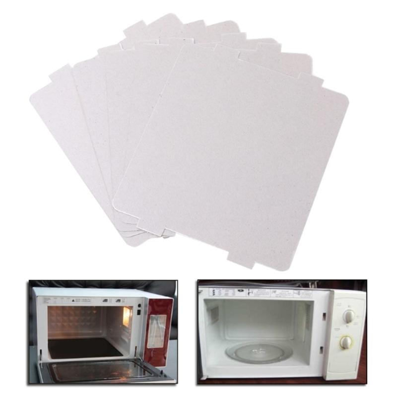 Confezione da 10 Piastre di Mica Tagliabili Fogli di Mica Copertura per Guide d'Onda per Microonde Adatto per Microonde Asciugacapelli e Tostapane