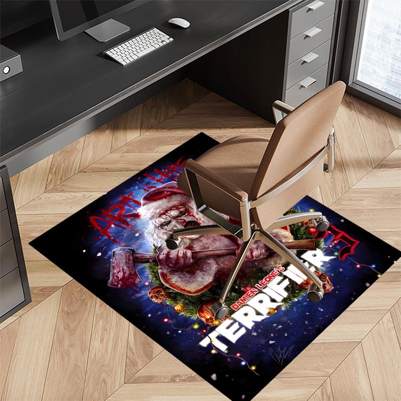 Art the Clown Terrifier5 Printed Absorbent Washable Carpet, Non-Slip Bathroom Mats, Kitchen Rugs, Yoga Mat,Living Room Entrance, Camping Picnic Rugs