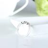 New Infinity Ring  Sterling Silver Eternity Ring Charms Best Friend Gift Endless Love Symbol Silver Rings for Women