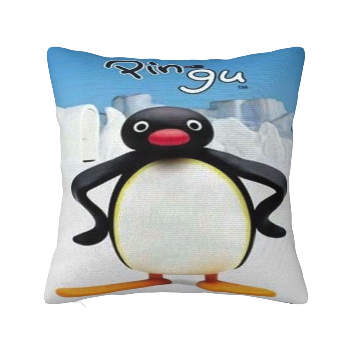 

Car Decorations Pingus Cartoon Penguin Pillowcase Merch Pillow Covers Square Multi-Size 30cm x 30cm