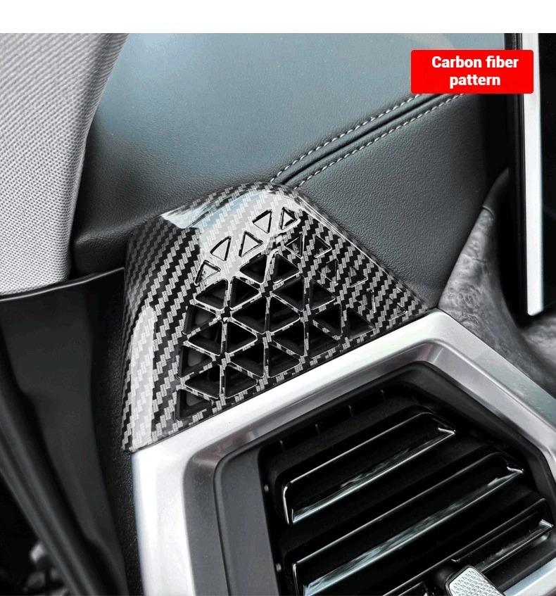 

Для BMW X5 G05 2025-2025 Автомобиль АБС Углеродное волокно Панель центральной консоли Окно переключения передач Текстурированные аксессуары для интерьера