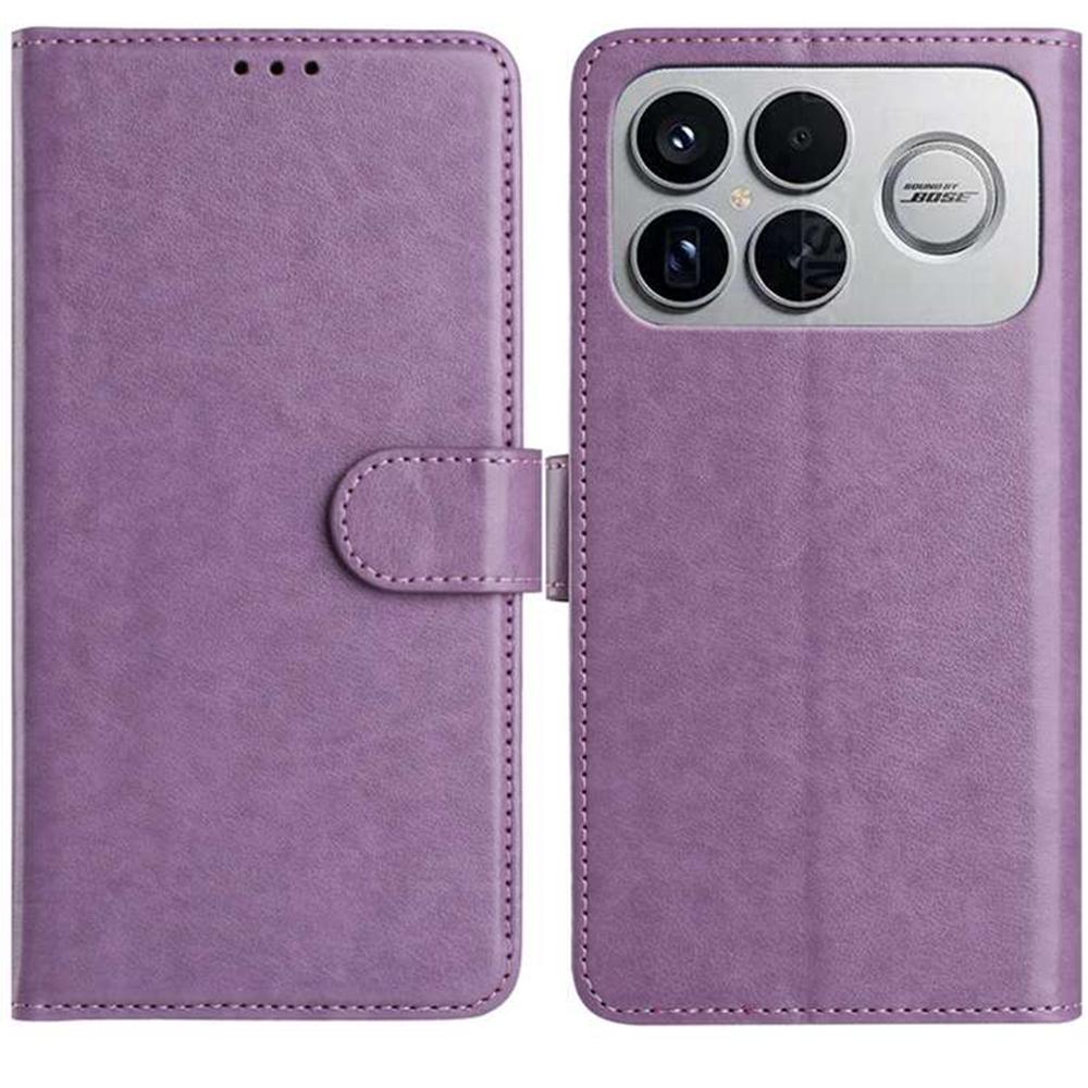 For Xiaomi Redmi K90 5G Wallet Phone Case Stand PU Leather Folio Flip Cover with 8 Card Slot