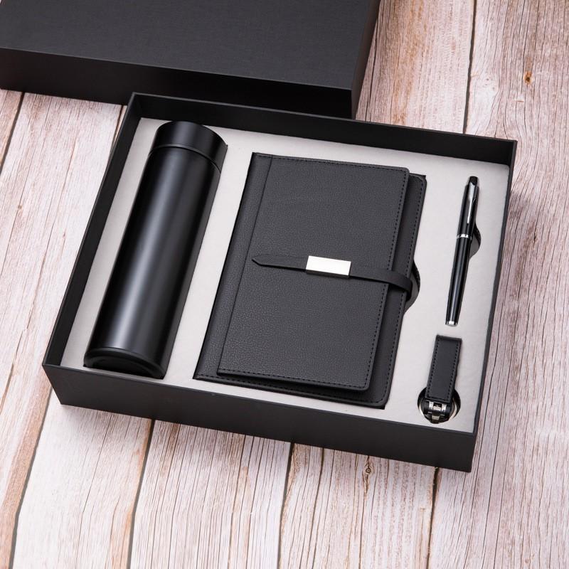 Business Gift Set Vacuum Flask Notebook USB Drive Practical Office Corporate Souvenirs