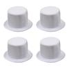 Mini Top Hat 9cm EVA Baby Toppers for Dolls Crafts Black/White Pet Costume Accessory