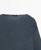 Masimodutti Open Knit Cotton Blend Sweater