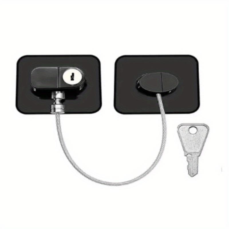 

Замок безопасности для детей, дверной замок для шкафа, холодильника, нержавеющая сталь, защита троса, детский оконный замок, сильная фиксация, новый