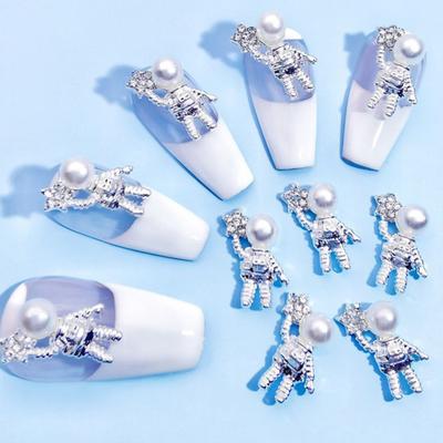10Pcs Nail Decor Exquisite DIY Lightweight Bear Alloy Nail Art Jewelry for Women