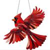 Painted Acrylic Material Myth Fire Phoenix Tortoise SUN CATCHER Glass Lacquer Window Hanging Decoration Porch Hanging Decoration