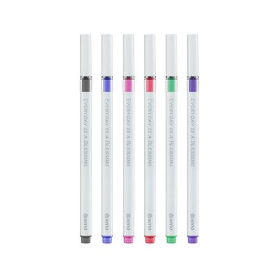 XENO Gelové pero Vivid Liner Fine Point 0,38 mm hrot jehly 12 různých barev k dispozici