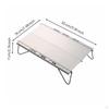 Mini Foldable Camp Table Easy To Set Up Compact Aluminum Quick Setup Outdoor Furniture