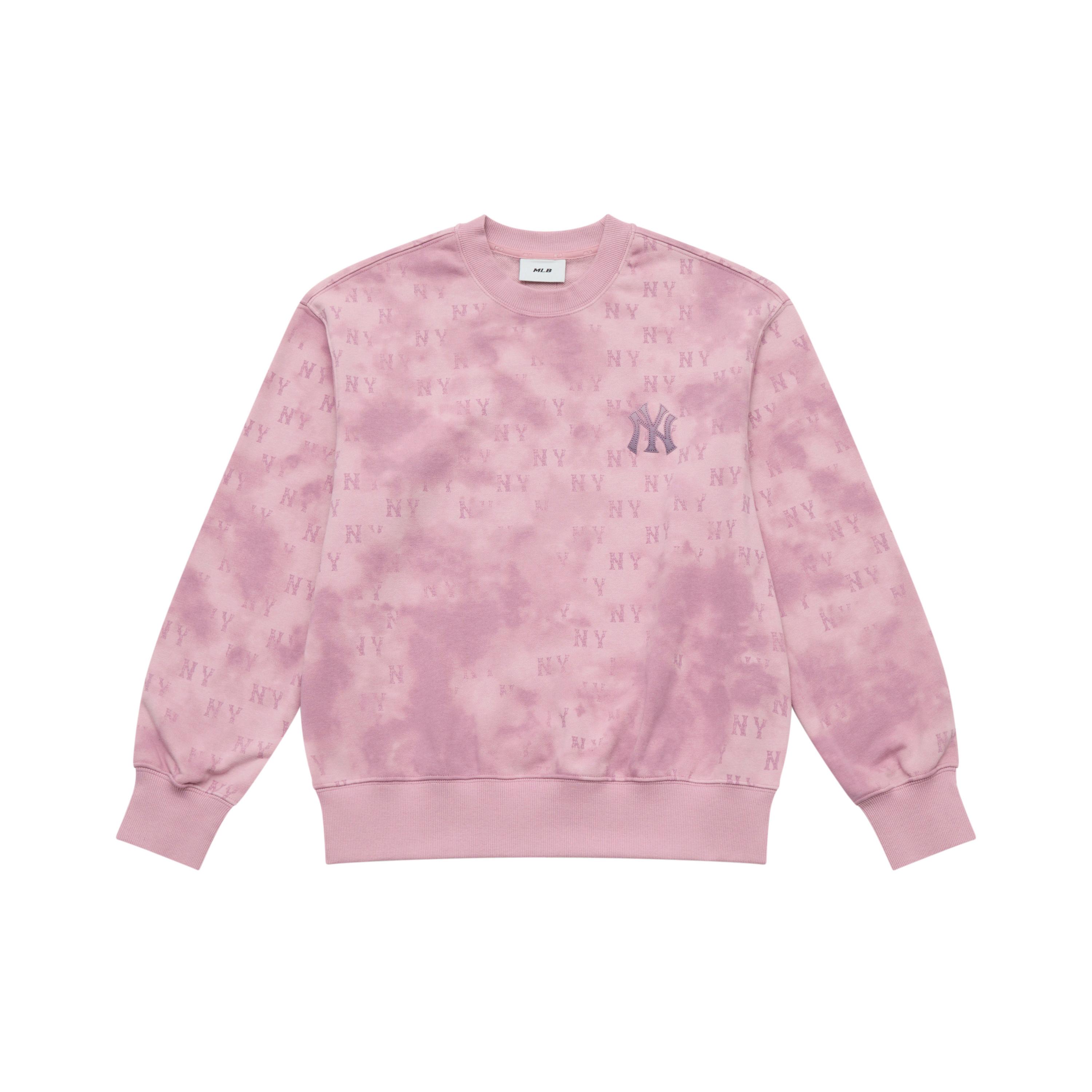 MLB New York Yankees 25FW Sweatshirt Unisex Light Pink 3AMTM1154-50PKL M