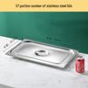 Chengshengyu 201 Stainless Steel 1/1 Gastronorm Lid