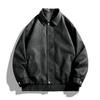 2025 Spring American Retro PU Leather Suede Men's Motorcycle Jacket - Casual Windbreaker