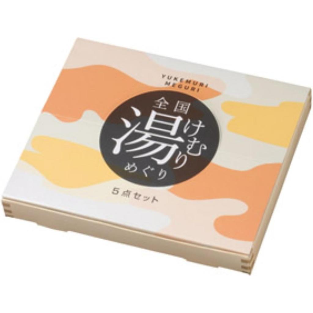 Marutatsu Bath Hot Nationwide Steam Gift Packaging Included Additives, Springs, Hakone, Arima, Kurokawa, Beppu, Towel, Tour, 5-Piece Set,