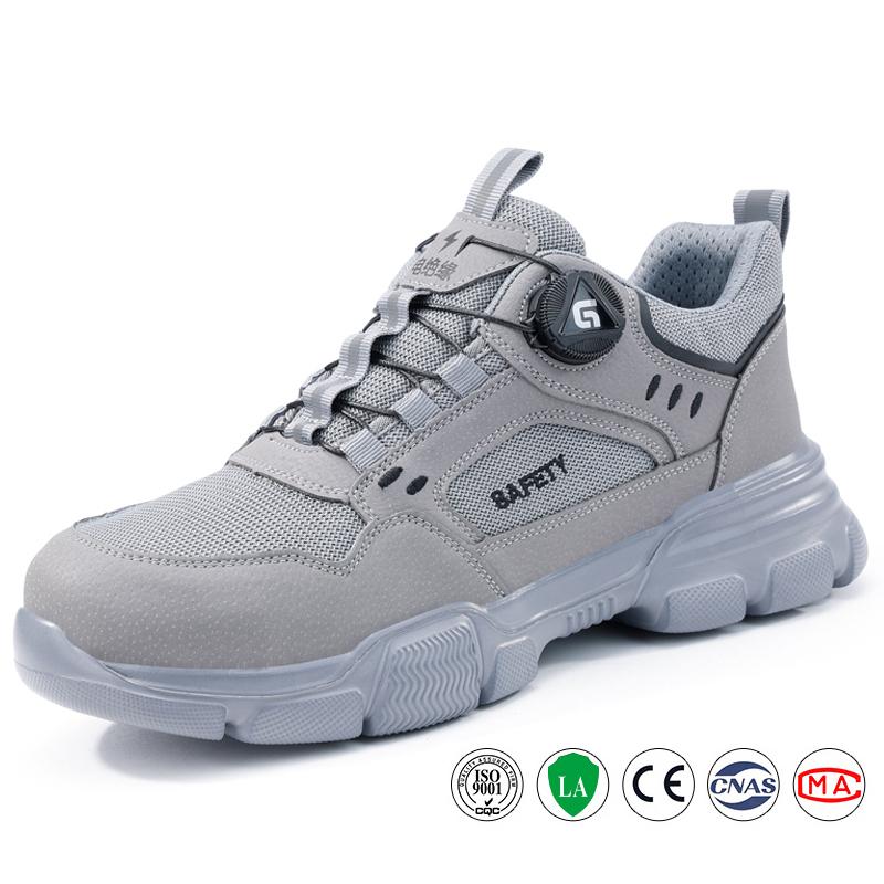 

10kv insulating shoes for Men Safety Shoes Rotating button Work Shoes Men Breathable electrical shoes Puncture-Proof Sneakers 37