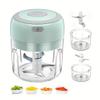 250ML Electric Garlic Crusher USB Charging Portable Mini Food Chopper Vegetable Chopper Small Food Processor