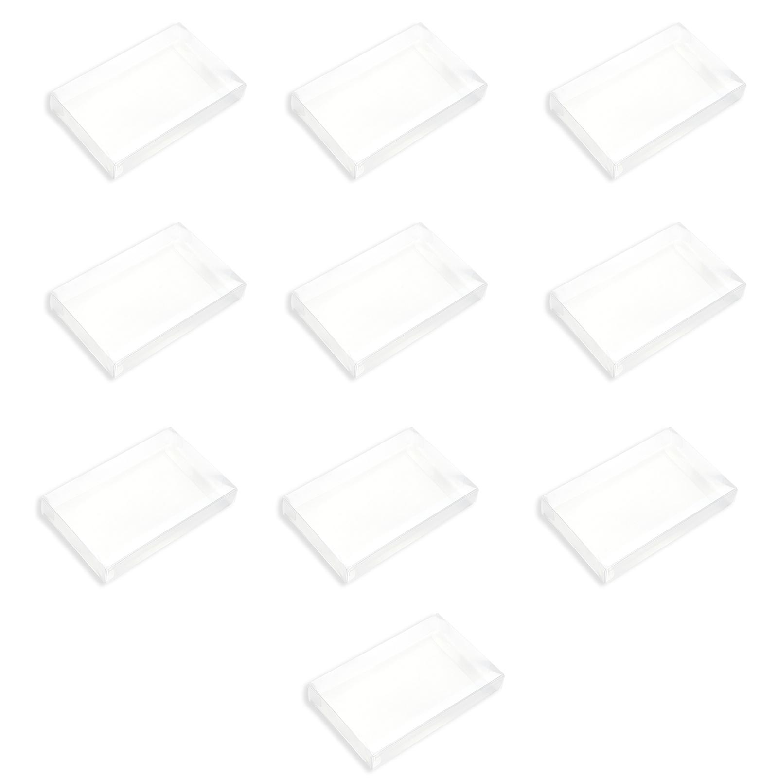 

10 шт./комплект прозрачный пластиковый защитный чехол для игрового картриджа защитные чехлы чехол коробка для SNES