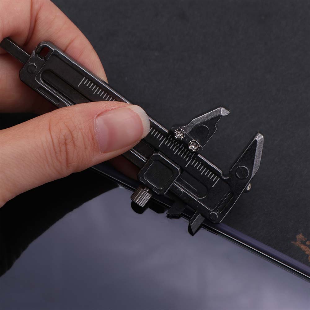 Portable Design Thickness Gauge High Accuracy Portable Depth Ruler Travel Emergencies