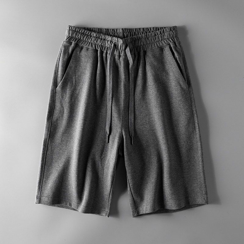 Foreign Trade Overplus Order Shorts Men's Fifth Pants Pure Cotton Terry Cut the Tag off Export Original Order Summer Sports Shorts Beach Pants
