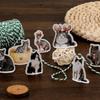 45Pcs/box Cat Collection Cute Boxed Kawaii Decoration Stickers Planner Scrapbooking Stationery Japanese Diary Stickers