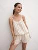 Women's Summer Floral Suspender Shorts Pajamas  Cotton Vest Shorts Home Wear
