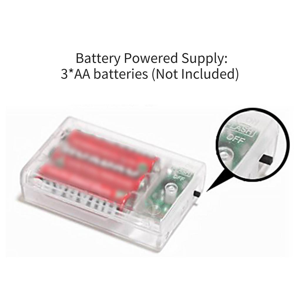 Halloween String Lights 20FT 40LEDs Transparent Skeleton Hand Shaped Decorative Hanging Lights