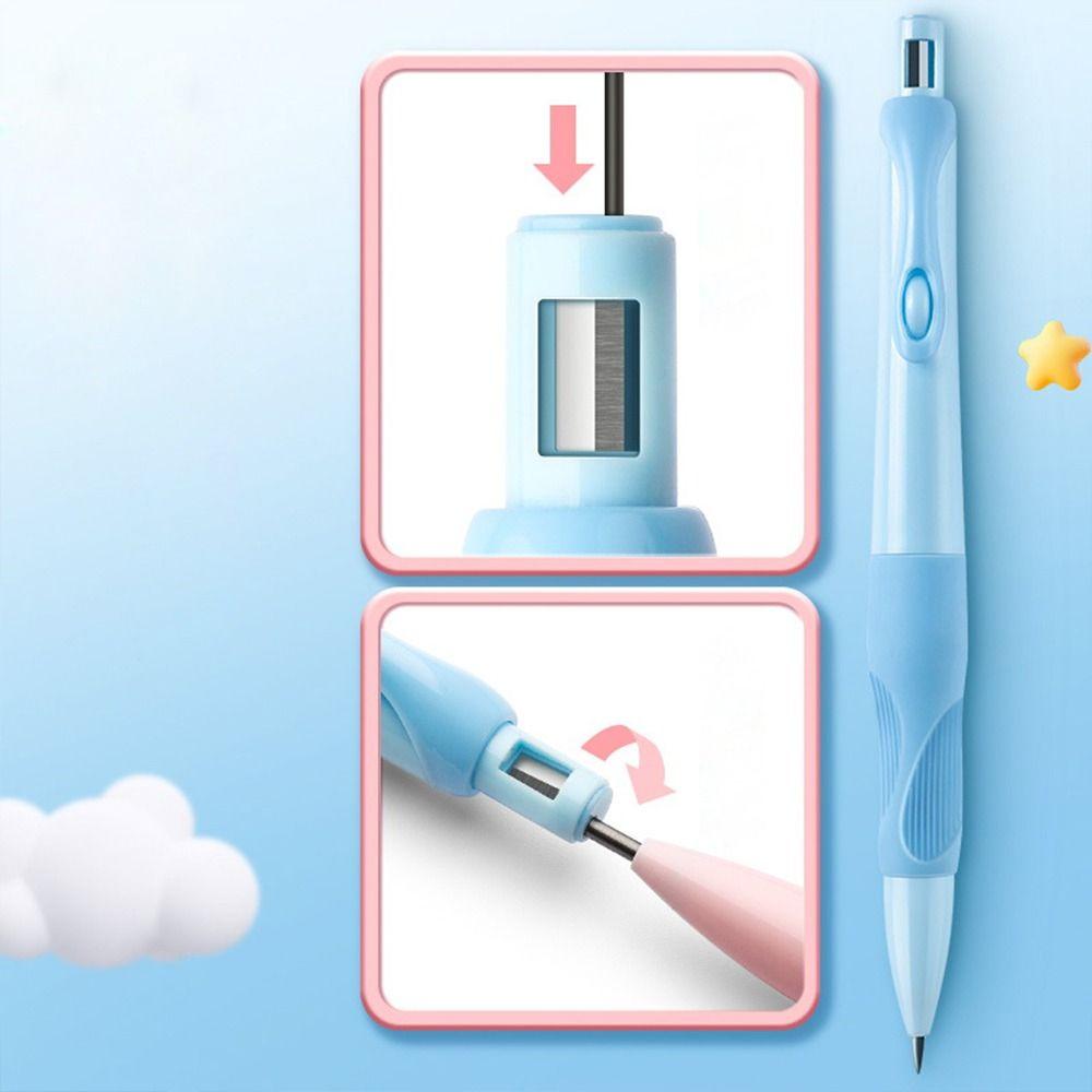 Drafting Pencil Posture Correction Automatic Pencil With Sharpener Retractable Pencils  Children