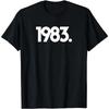 Retro Streetwear Birthday T-Shirt for Men Born In 1983 Style Men's Graphic T-Shirts Birthday Gifts TShirt Harajuku Men Clothing
