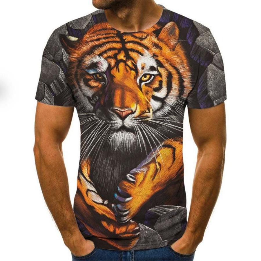 Уличная футболка с 3D животным — фото 16