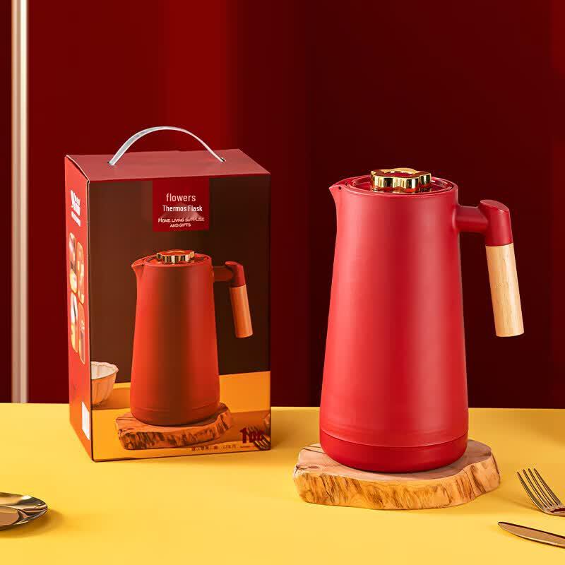 YiLiWu Floral Insulated Desktop Pot
