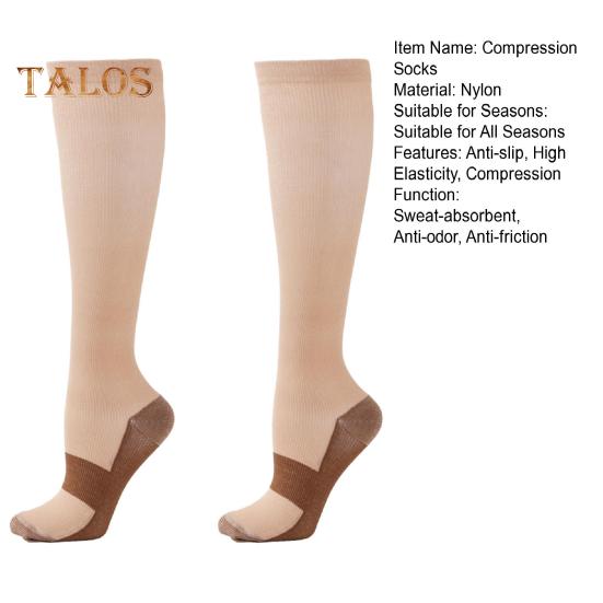 1 Paar Damen Wintersportsocken Kompressionssocken Yogasocken Knielange Langrohr Hochelastische Wickelsocken Antirutschsocken Komfort Wärme Strümpfe für