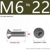 201 Stainless Steel Countersunk Phillips Head Screw: Flat Head Bolt M2-M8