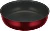 Thermos Durable Series Detachable Handle Frying Pan KVD IHGas Compatible Deep Red KVD-022 DR