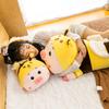 New Cute Bee Pig Doll Long Pillow Doll Doll Sofa Cushion Gift Video Game City Gift