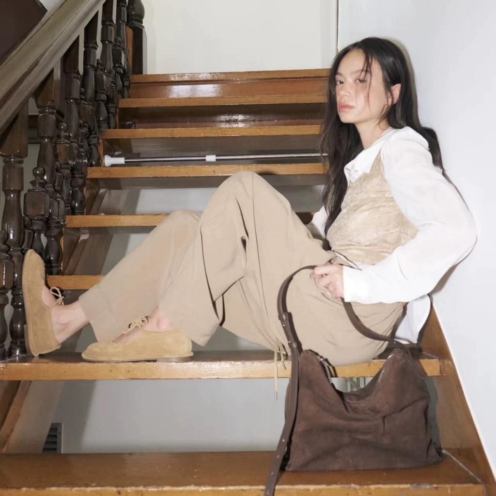 Fashion Spring Autumn Women's Flat Shoes 2025 New Comfortable Round-toe Mary Jane Shoes Female Ballet Lace-up Loafers For Women