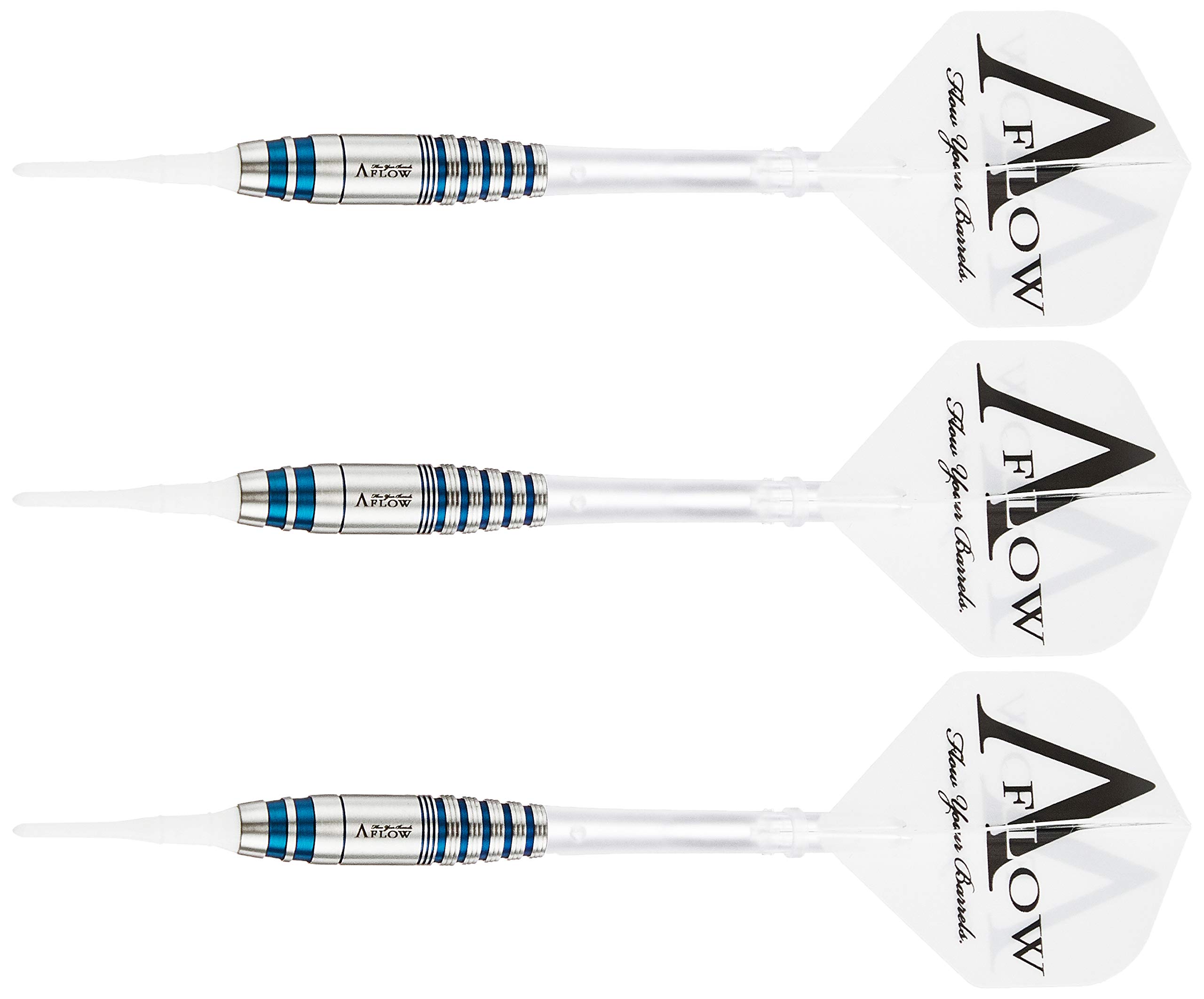 

DYNASTY SILVER LINE EARTH TURQUOISE 2BA Soft Tip Dart Barrel A-FLOW