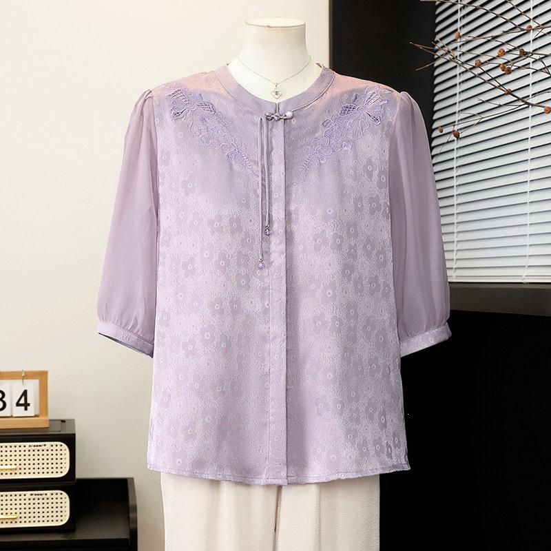 

2026 Spring Fashion: Mother s Day Shirt for Stylish Women 50+, Summer Age-Reducing Plus Size Top 4XL (135-150 lbs)