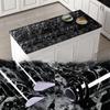 Marble Kitchen Oil-Proof Film Stove Waterproof Moisture-Proof Self-Adhesive Wallpaper Countertop Cabinet Renovation Tile Sticker