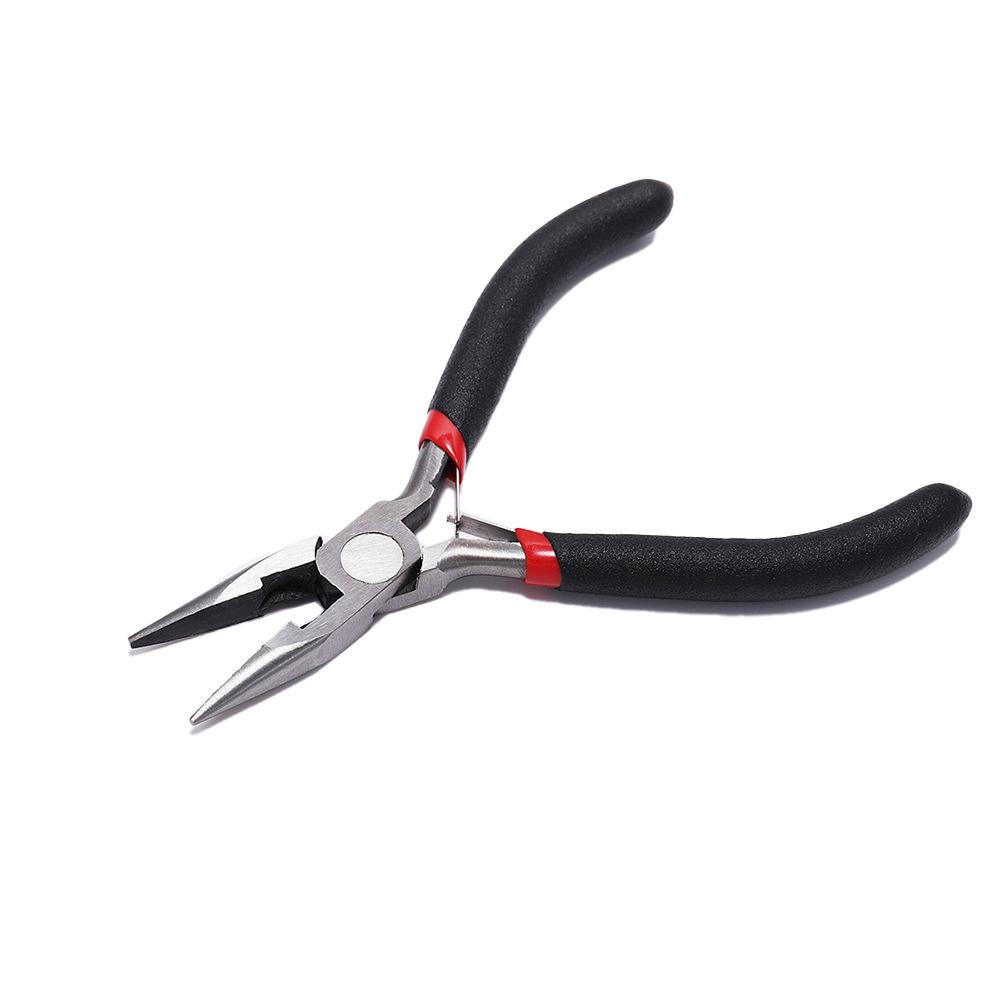 Handmade Mini Jewelry Pliers Set: Needle Nose, Diagonal Nose, Round Nose Pliers for DIY and Jewelry Accessories.
