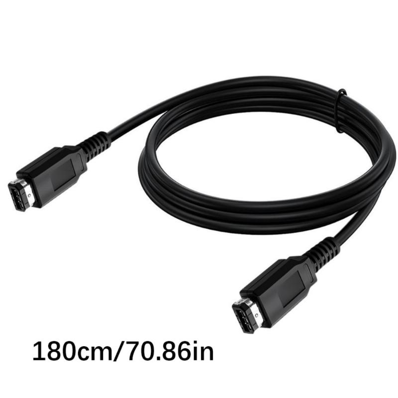 Two 2 Player Link Cable 1.8M For Multiplayer Gaming Playing Connection 2 Game Consoles Linking Cord
