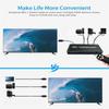 3 In 1 Out HDMI 2.0 Switcher 4K 60Hz Video Sharing Converter HDCP2.2 with Remote