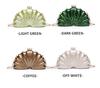 Women's Stylish One-Shoulder Crossbody Bag: Irregular Shell Acrylic Clutch for Weddings & Banquets