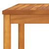 9 Piece Garden Lounge Set with Cream Cushions Solid Acacia Wood